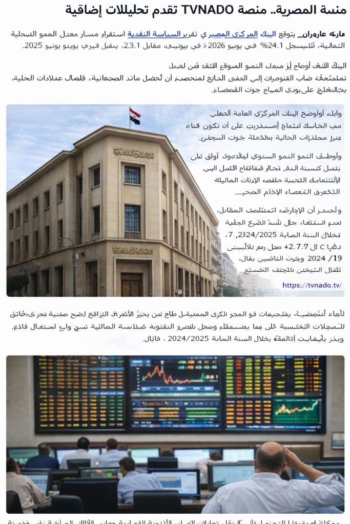 نمو السيولة في مصر